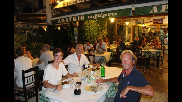 Nachtessen in Poros