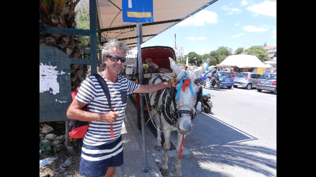 Pferdekutsche in Aigina